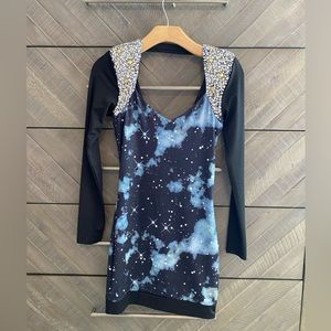 Galaxy dress from bebe